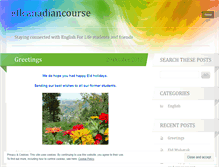 Tablet Screenshot of eflcanadiancourse.wordpress.com