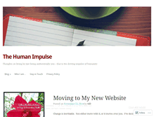 Tablet Screenshot of humanimpulse.wordpress.com