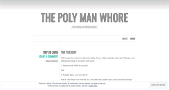 Desktop Screenshot of polymanwhore.wordpress.com