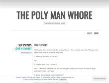 Tablet Screenshot of polymanwhore.wordpress.com