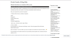 Desktop Screenshot of freakcando.wordpress.com