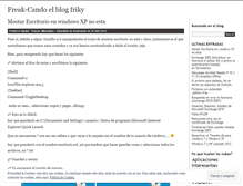 Tablet Screenshot of freakcando.wordpress.com