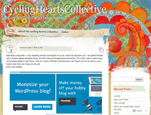 Tablet Screenshot of cyclingheartscollective.wordpress.com