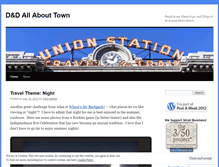 Tablet Screenshot of doubledallabouttown.wordpress.com