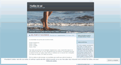 Desktop Screenshot of huellasdesal.wordpress.com