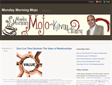 Tablet Screenshot of mondaymorningmojowithkevin.wordpress.com