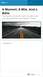 Mobile Screenshot of amomentamile.wordpress.com