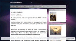Desktop Screenshot of laluzdeambar.wordpress.com