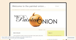 Desktop Screenshot of paintedonion.wordpress.com