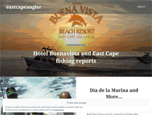 Tablet Screenshot of eastcapeangler.wordpress.com