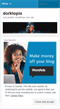 Mobile Screenshot of dorktopia.wordpress.com
