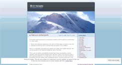 Desktop Screenshot of lifeinrecovery.wordpress.com