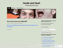 Tablet Screenshot of hustleandheart.wordpress.com