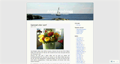 Desktop Screenshot of annasrosblogg.wordpress.com