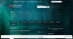 Desktop Screenshot of pickiepixie.wordpress.com