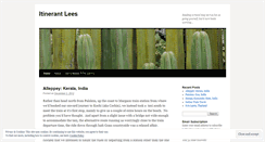 Desktop Screenshot of itinerantlee.wordpress.com