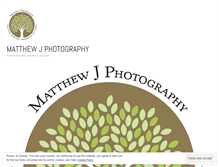 Tablet Screenshot of matthewjphotography.wordpress.com