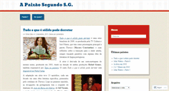 Desktop Screenshot of apaixaosegundosg.wordpress.com