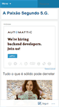 Mobile Screenshot of apaixaosegundosg.wordpress.com