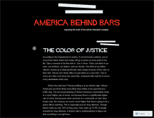 Tablet Screenshot of americabehindbars.wordpress.com