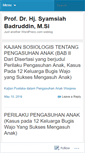 Mobile Screenshot of profsyamsiah.wordpress.com