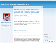 Tablet Screenshot of profsyamsiah.wordpress.com
