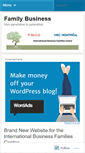 Mobile Screenshot of businessfamilies.wordpress.com