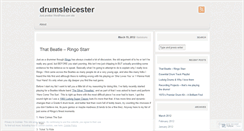 Desktop Screenshot of drumsleicester.wordpress.com