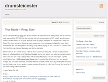 Tablet Screenshot of drumsleicester.wordpress.com