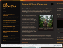 Tablet Screenshot of gsfindonesia.wordpress.com