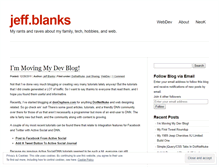 Tablet Screenshot of jeffblanks.wordpress.com
