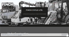 Desktop Screenshot of finchcivils.wordpress.com
