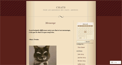 Desktop Screenshot of chatsmignons.wordpress.com