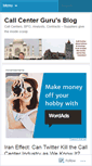 Mobile Screenshot of callcntrguru.wordpress.com
