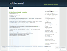 Tablet Screenshot of multikriminell.wordpress.com