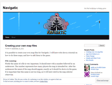 Tablet Screenshot of navigatic.wordpress.com