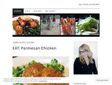 Tablet Screenshot of eatdrinkandbekeri.wordpress.com