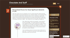 Desktop Screenshot of americanchocolatecompany.wordpress.com