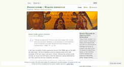 Desktop Screenshot of difficultere.wordpress.com