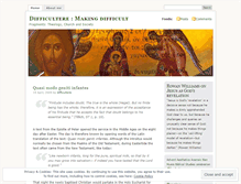 Tablet Screenshot of difficultere.wordpress.com