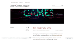 Desktop Screenshot of newgameskeygen.wordpress.com