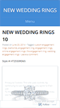 Mobile Screenshot of newweddingring.wordpress.com