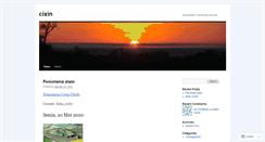 Desktop Screenshot of cixin.wordpress.com