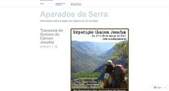 Desktop Screenshot of aparadosdaserra.wordpress.com