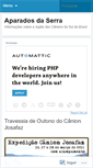 Mobile Screenshot of aparadosdaserra.wordpress.com
