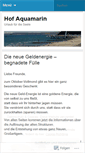 Mobile Screenshot of hofaquamarin.wordpress.com