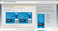 Desktop Screenshot of johnthegardener.wordpress.com