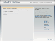 Tablet Screenshot of johnthegardener.wordpress.com