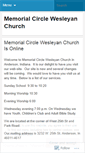 Mobile Screenshot of memorialcirclewesleyan.wordpress.com