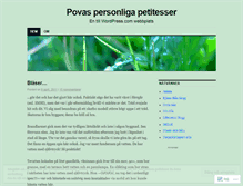 Tablet Screenshot of povanorrkoping.wordpress.com